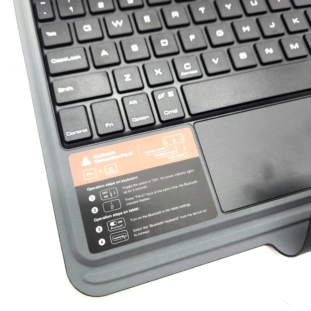 Keyboard Case for iPad Pro 11 iPad Air 4th 5th Gen Nillkin Trackpad‎ Cover Black